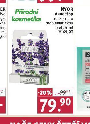 Rossmann Ryor aknestop roll-on nabídka