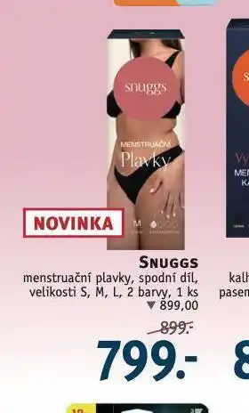 Rossmann Snuggs menstruační plavky nabídka