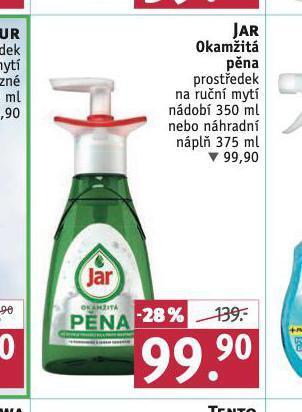 Rossmann Jar okamžitá pěna nabídka