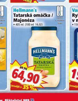 Norma Hellmann's majonéza nabídka