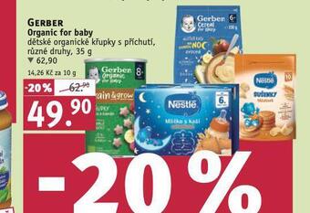 Rossmann Gerber organic for baby nabídka