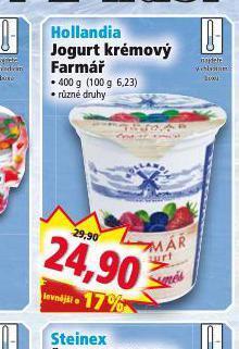 Norma Hollandia selský jogurt nabídka