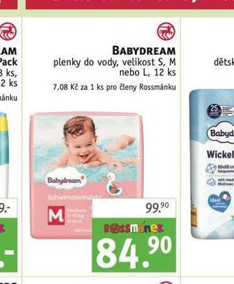 Rossmann Babydream plenky do vody nabídka