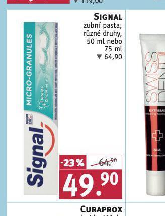 Rossmann Signal zubní pasta nabídka