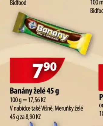 CBA Banány želé 45g nabídka