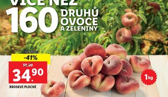 Lidl BROSKVE PLOCHÉ nabídka