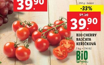 Lidl BIO CHERRY RAJČATA KEŘÍČKOVÁ nabídka