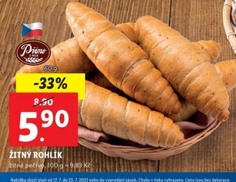 Lidl ŽITNÝ ROHLÍK nabídka