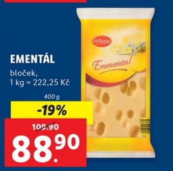 Lidl EMENTÁL nabídka