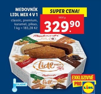 Lidl MEDOVNÍK LIDL MIX 4 V 1 nabídka