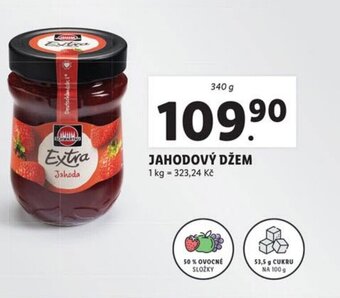 Lidl JAHODOVÝ DŽEM nabídka