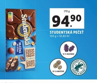 Lidl STUDENTSKÁ PEČEŤ nabídka