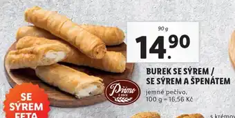 Lidl BUREK SE SÝREM / SE SÝREM A ŠPENÁTEM nabídka