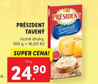 Lidl PRÉSIDENT TAVENÝ nabídka