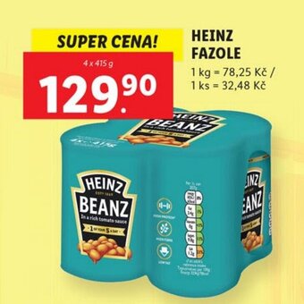Lidl HEINZ FAZOLE nabídka