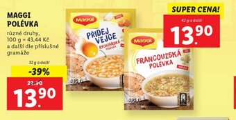 Lidl MAGGI POLÉVKA nabídka
