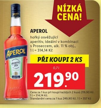 Lidl APEROL nabídka