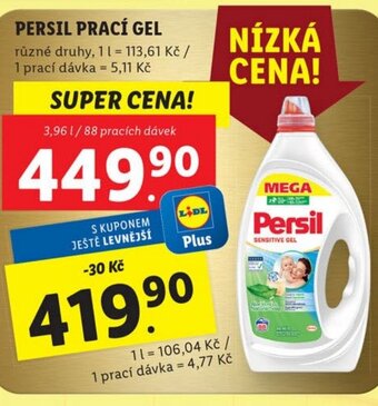 Lidl PERSIL PRACÍ GEL nabídka