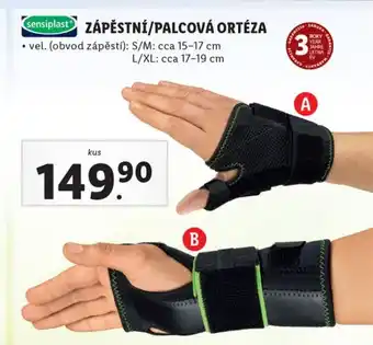 Sensiplast ZÁPĚSTNÍ/PALCOVÁ ORTÉZA