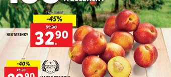 Lidl NEKTARINKY nabídka