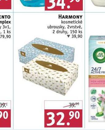 Rossmann Harmony kosmetické ubrousky nabídka