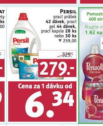 Rossmann Persil prací prostředek nabídka
