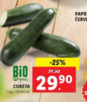 Lidl CUKETA nabídka