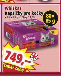 Norma Whiskas kapsičky pro kočky nabídka