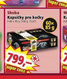 Norma Sheba kapsičky pro kočky nabídka