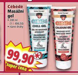 Norma Cébédé masážní gel nabídka