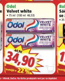 Norma Odol zubní pasta nabídka