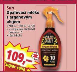 Norma Sun opalovací mléko s arganovým olejem nabídka
