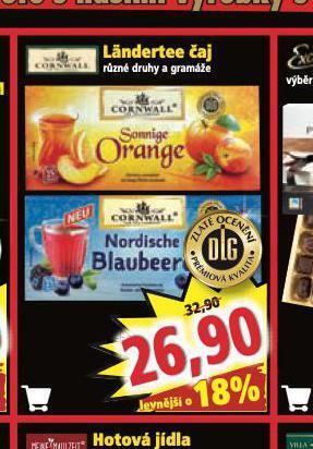 Norma Landertee čaj nabídka