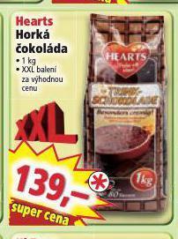 Norma Hearts horká čokoláda nabídka