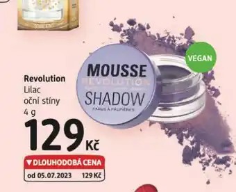 dm drogerie Revolution lilac oční stíny nabídka