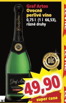 Norma Graf artos ovocné perlivé víno nabídka