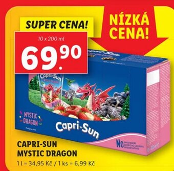 Lidl CAPRI-SUN MYSTIC DRAGON nabídka