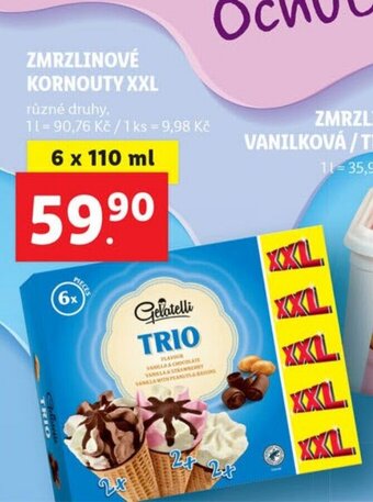 Lidl ZMRZLINOVÉ KORNOUTY XXL nabídka