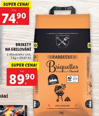 Lidl BRIKETY NA GRILOVÁNÍ nabídka