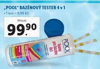 Lidl ,,POOL“ BAZÉNOVÝ TESTER 4 v 1 nabídka