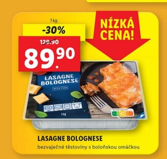 Lidl LASAGNE BOLOGNESE nabídka