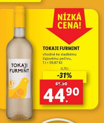Lidl TOKAJI FURMINT nabídka