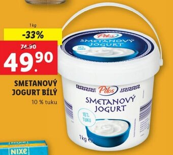Lidl SMETANOVÝ JOGURT BÍLÝ nabídka