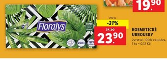 Lidl KOSMETICKÉ UBROUSKY nabídka