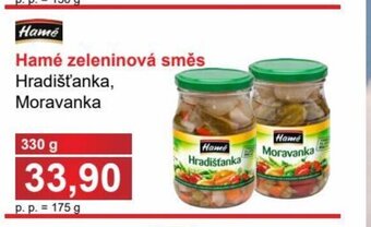 PLUS JIP Hamé zeleninová směs nabídka