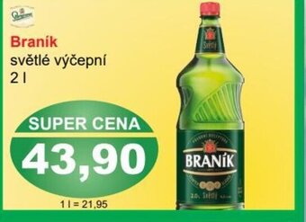 PLUS JIP Braník světlé výčepní nabídka