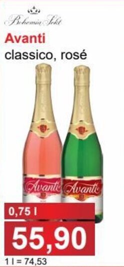 PLUS JIP Avanti classico, rosé nabídka