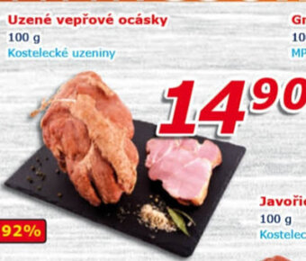 ESO MARKET Uzené vepřové ocásky nabídka