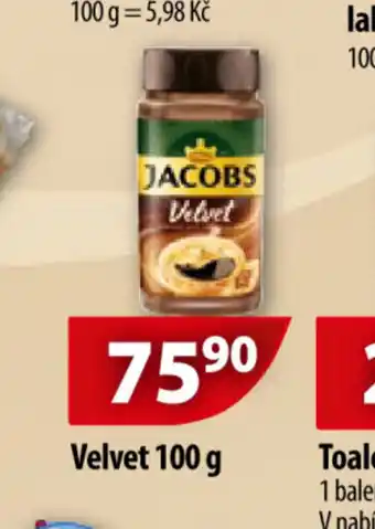 CBA Velvet 100g nabídka