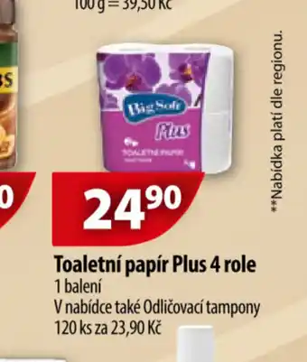 CBA Toaletní papír Plus 4 role nabídka